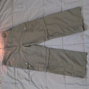 Boys cargo pants large 12/14 their pants or turn into shorts wide leg 7 pockets